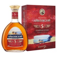 Коньяк Айвазовский 5 лет Армения, 0,5 л (kastd) в магазинах Ашан