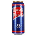 Слабоалкогольный напиток Очаково Джин-тоник 9%, 0,45 л (kastd)