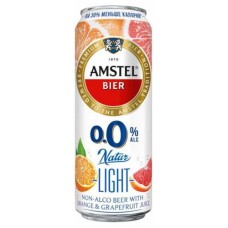 Пиво безалкогольное Amstel Апельсин и Грейпфрут 0%, 430 мл (kastd) в магазинах Ашан