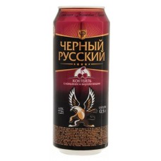 Коктейль слабоалкогольный Черный Русский с коньяком и вкусом вишни Россия, 0,45 л (kastd) в магазинах Ашан