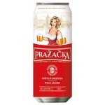 Пиво Prazacka светлое фильтрованное 4%, 500 мл (kastd)