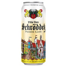 Пиво Otto von Schrödder Premium Lager светлое фильтрованное 4,9%, 500 мл (kastd) в магазинах Ашан