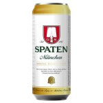 Пиво Spaten Munchen фильтрованное 5,2%, 450 мл (kastd)
