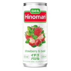 Плодовый алкогольный продукт Hinomari полусладкий клубника базилик Россия, 0,25 мл (kastd) в магазинах Ашан