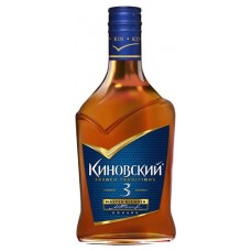 Коньяк Киновский трехлетний Россия, 0,25 л (kastd) в магазинах Ашан