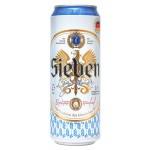 Пиво Sieben светлое фильтрованное, 450 мл (kastd)