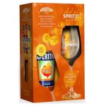Ликер Sorbet Aperitivo Orange десертный в подарочной упаковке с бокалом Россия, 0,5 л (kastd)