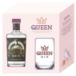 Джин Queen White Gin в подарочной упаковке со стаканом Россия, 0,7 л (kastd)