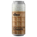 Пивной напиток Konix Brewery Ice Cream Porter Plombeer нефильтрованный осветленный 7%, 450 мл (kastd)