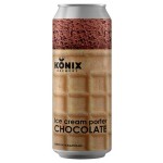 Пивной напиток Konix Brewery Ice Cream Porter Chocolate нефильтрованный осветленный 7%, 450 мл (kastd)