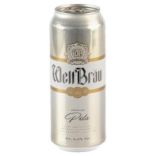Пиво WelfBrau Premium Pils 5%, 500 мл (kastd) в магазинах Ашан