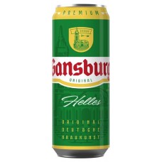 Пиво Gansburg Original светлое фильтрованное, 450 мл (kastd) в магазинах Ашан