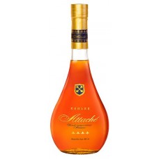 Коньяк Attache четырёхлетний Россия, 0,5 л (kastd) в магазинах Ашан