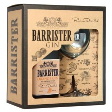 Джин Barrister Orange Gin с бокалом в подарочной упаковке Россия, 0,7 л (kastd) в магазинах Ашан