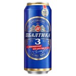 Пиво Балтика Ė3 светлое фильтрованное 4,8%, 450 мл (kastd)