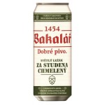 Пиво Bakalar Za Studena Chelemy светлое фильтрованное 5,2%, 500 мл (kastd)