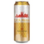 Пиво Zlata Praha светлое фильтрованное 4,7%, 500 мл (kastd)