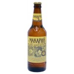 Пиво Макарий Живое светлое фильтрованное 4%, 500 мл (kastd)