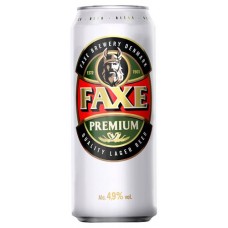 Пиво Faxe Premium светлое фильтрованное 4,9%, 450 мл (kastd) в магазинах Ашан