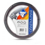 Оплетка рулевого колеса Nova Bright с красной строчкой, размер M (kastd)