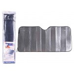 Штора солнцезащитная Nova Bright металлизированная серебро, 130х60 см (kastd)