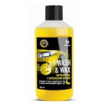 Автошампунь Grass Wash & Wax с карнаубским воском, 1 л (kastd)