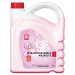 Жидкость стеклоомывателя 20°С Лукойл с ароматом бабл-гам, 4 л (kastd)