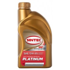 Синтетическое низковязкое моторное масло Sintec Platinum SAE 0W-20, 1 л (kastd) в магазинах Ашан