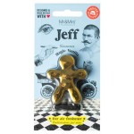 Ароматизатор для автомобиля Mr & Mrs Fragrances Jeff Волшебная ваниль золото хром, 5,5 см (kastd)