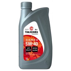 Масло моторное синтетическое TAKAYAMA 5W40, 1 л (kastd) в магазинах Ашан