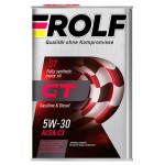 Масло моторное Rolf GT SAE 5W30 синтетическое, 4 л (kastd)