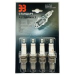 Набор свечей зажигания ЭЗ А17ДВРМ 0.7, 4 шт (kastd)
