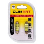 Лампа автомобильная Clim Art Светодиодная T11 33LED 12V, 2 шт (kastd)