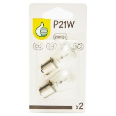 Лампа автомобильная Каждый день Pouce P21Вт 12В, 2 шт (kastd) в магазинах Ашан