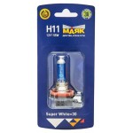 Лампа Маяк H11 12V 55W PGJ19-2 Super White+30% (kastd)