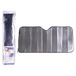 Штора солнцезащитная Nova Bright металлизированная серебро, 140х70 см (kastd)