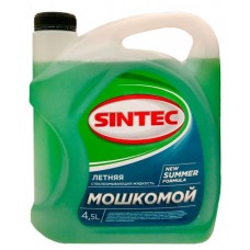 Жидкость стеклоомывателя Sintec Мошкомой летняя, 4,5 л (kastd) в магазинах Ашан