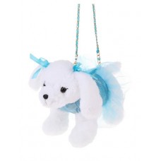 Сумочка Fluffy Family Белый щенок, 24 см (kastd) в магазинах Ашан