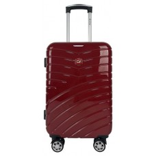 Чемодан пластиковый Airport красный 8 колес, размер M (kastd) в магазинах Ашан