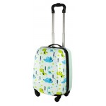 Чемодан детский пластиковый Proffi Travel Динозаврик 4 колеса (kastd)