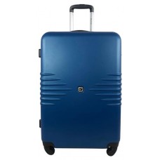 Чемодан пластиковый Airport синий 4 колеса, размер L (kastd) в магазинах Ашан