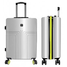 Чемодан Airport жесткий серебристый 28х46х70 см, р L (kastd) в магазинах Ашан