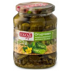 Огурчики Еко деликатесные маринованные, 680 г (kastd) в магазинах Ашан