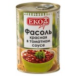 Фасоль Еко красная в томатном соусе, 400 г (kastd) Фасоль Еко красная в томатном соусе, 400 г (kastd)
