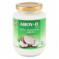 Масло кокосовое Aroy-D Extra Virgin, 450 мл (kastd) в магазинах Ашан