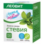 Стевия ЛЕОВИТ Худеем за неделю 150 таблеток, 37 г (kastd) Стевия ЛЕОВИТ Худеем за неделю 150 таблеток, 37 г (kastd)