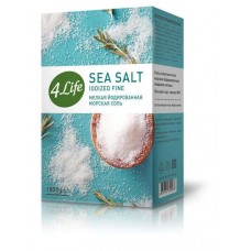 Соль пищевая 4Life морская йодированная, 1 кг (kastd) в магазинах Ашан