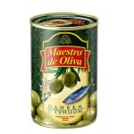 Оливки зеленые Maestro de Oliva с тунцом, 300 г (kastd)