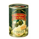 Оливки зеленые Maestro de Oliva с сыром, 300 г (kastd)