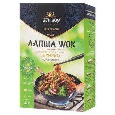 Набор Sen Soy WOK по-японски: лапша пшеничная Udon соус Teriyaki, 275 г (kastd) в магазинах Ашан